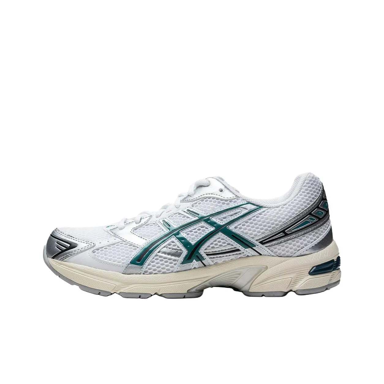 Asics Gel 1130 Low Top Повседневные Беговые Кроссовки Унисекс Белый Зеленый