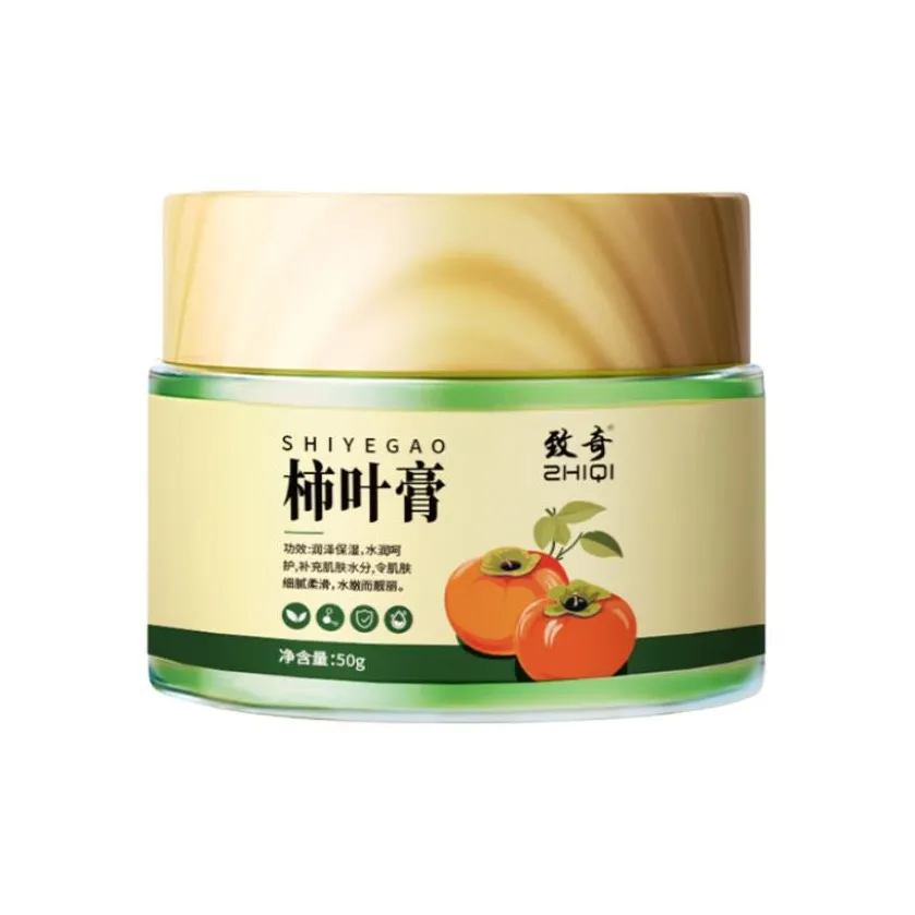 ZHIQI Хурма Лист Крем Увлажняющий Минимизирующий поры Освежающий Увлажняющий Подтягивающий Успокаивающий 50г бутылка