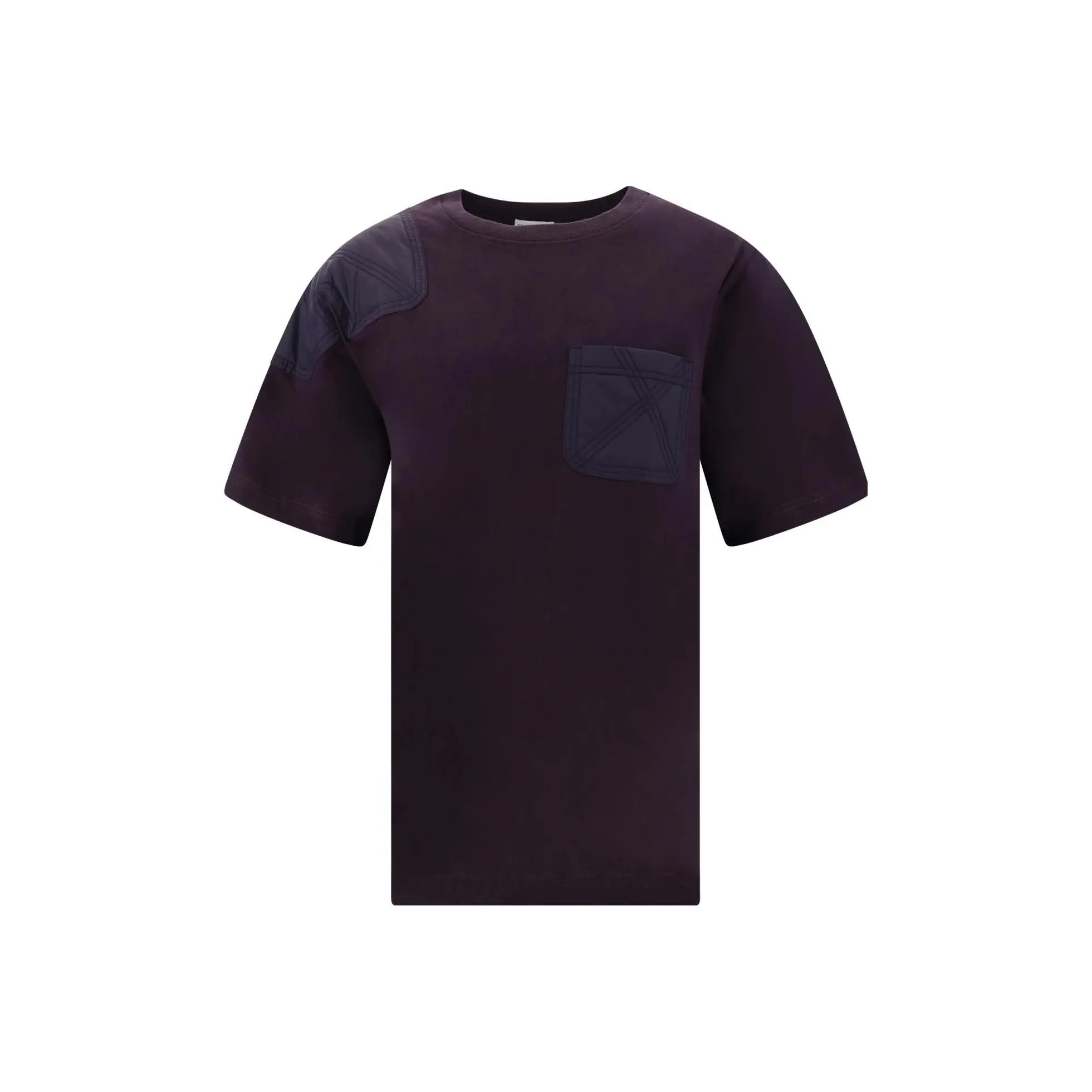 Burberry T Shirts Men's Dark Purple