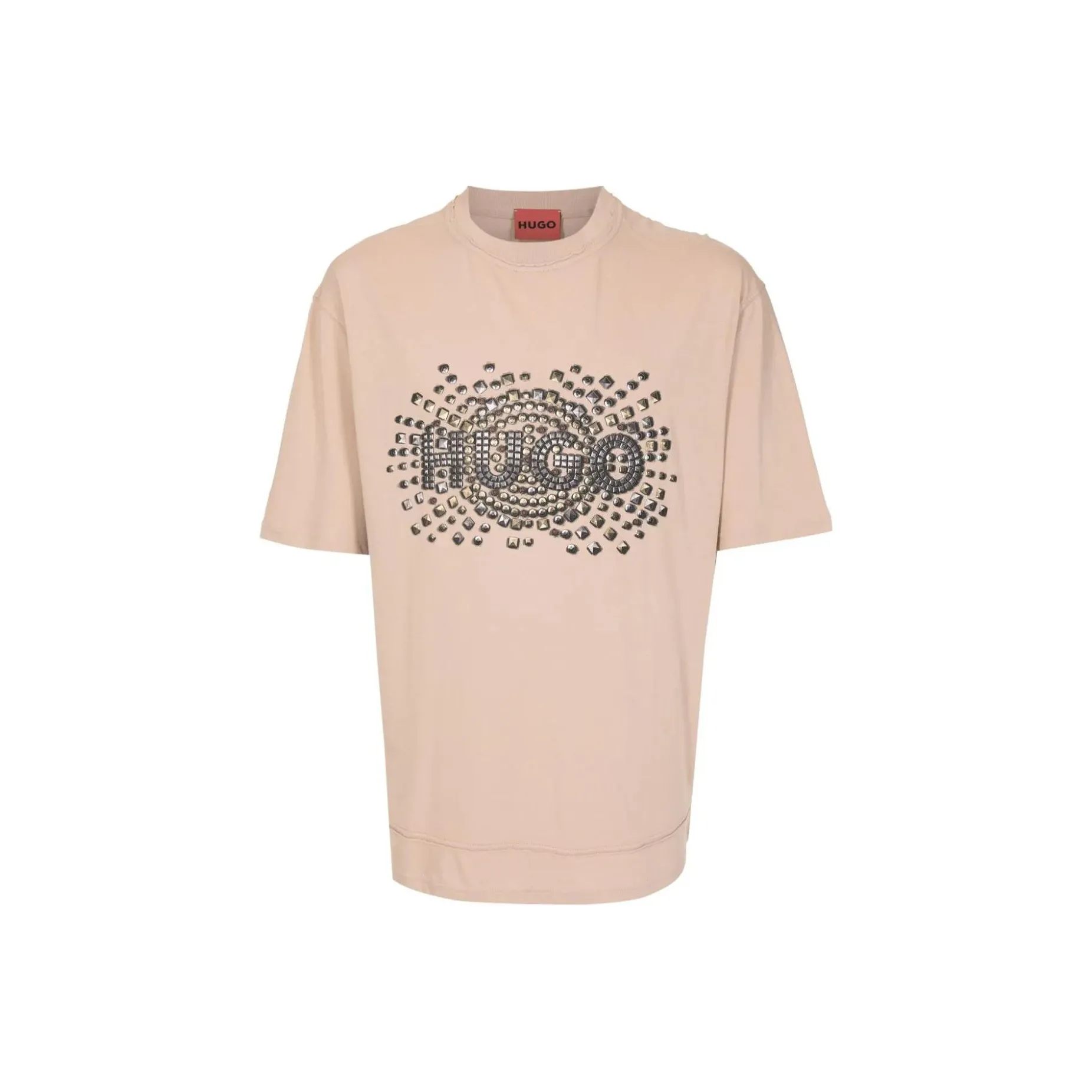 Hugo Boss SS24 T Рубашка Мужская Светло-Коричневая