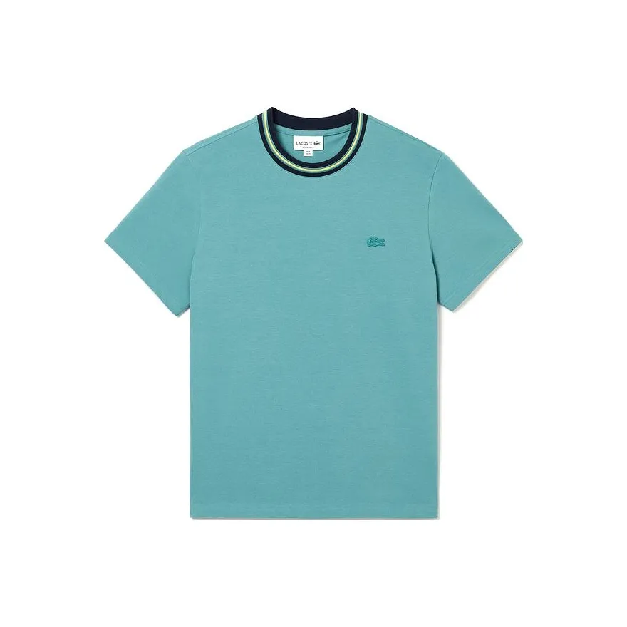 LACOSTE FW23 T Shirt Men's Tide Blue
