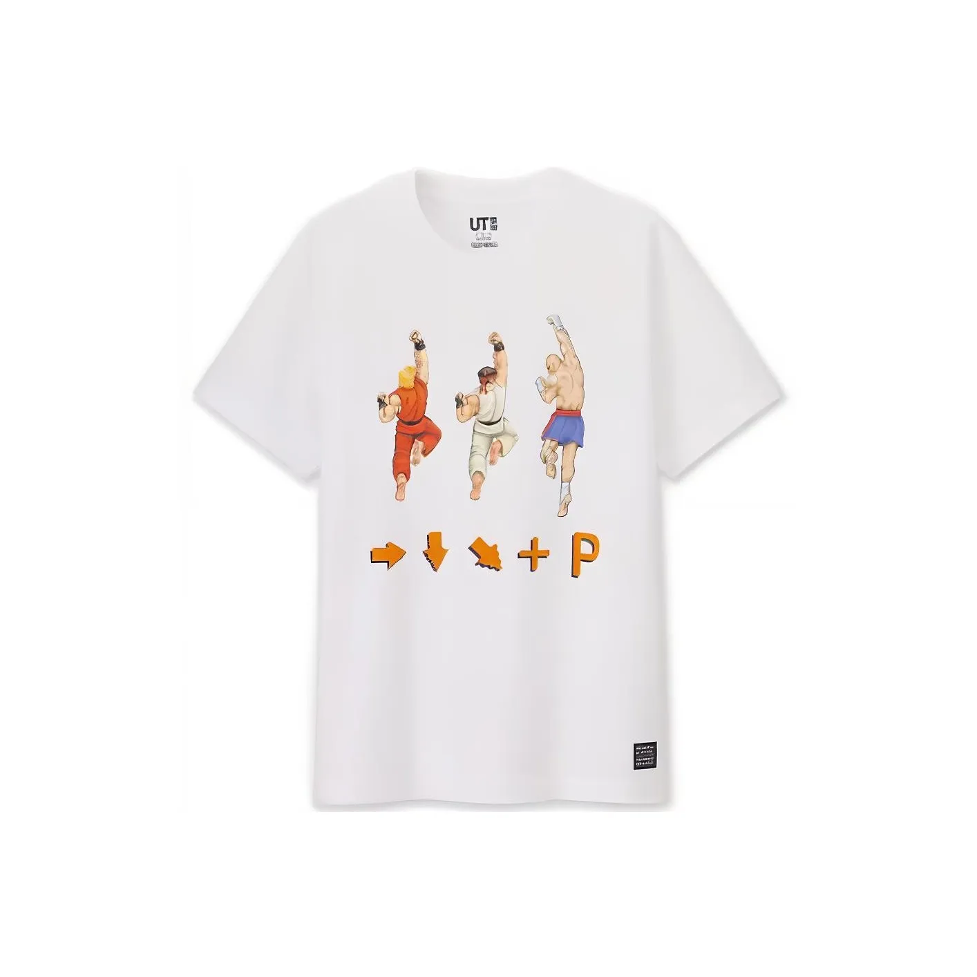 UNIQLO Белая унисекс футболка