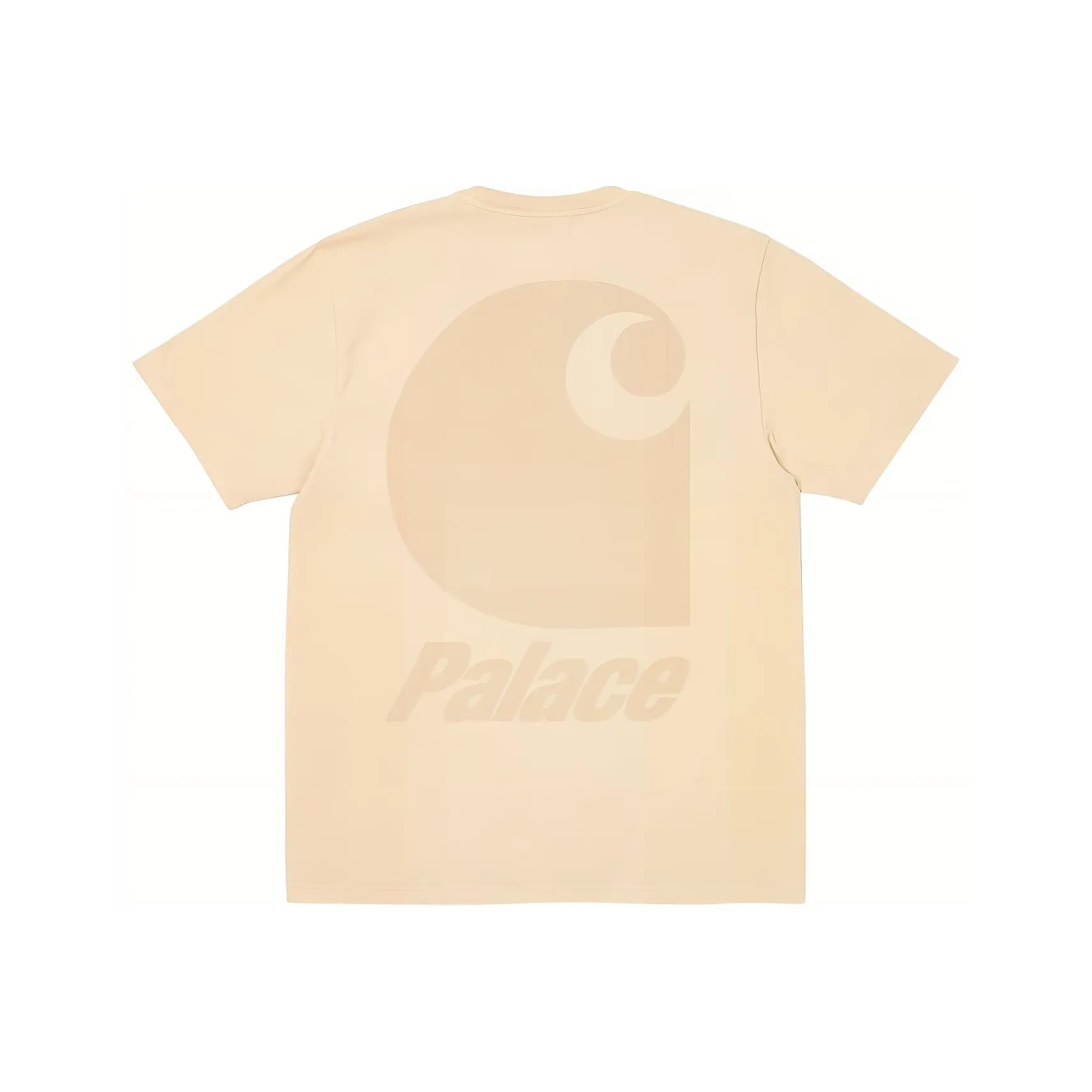 Palace X Carhartt WIP Collaboration Экрю Унисекс Т-рубашки
