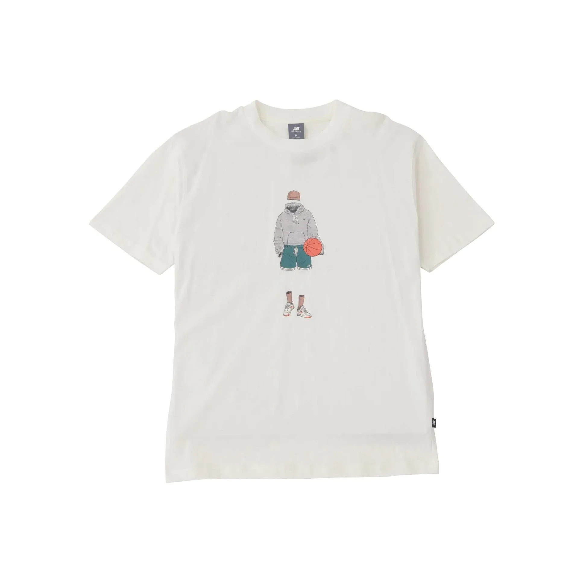 New Balance Graphic Premium Sport Culture T Shirt Men's Sea Salt