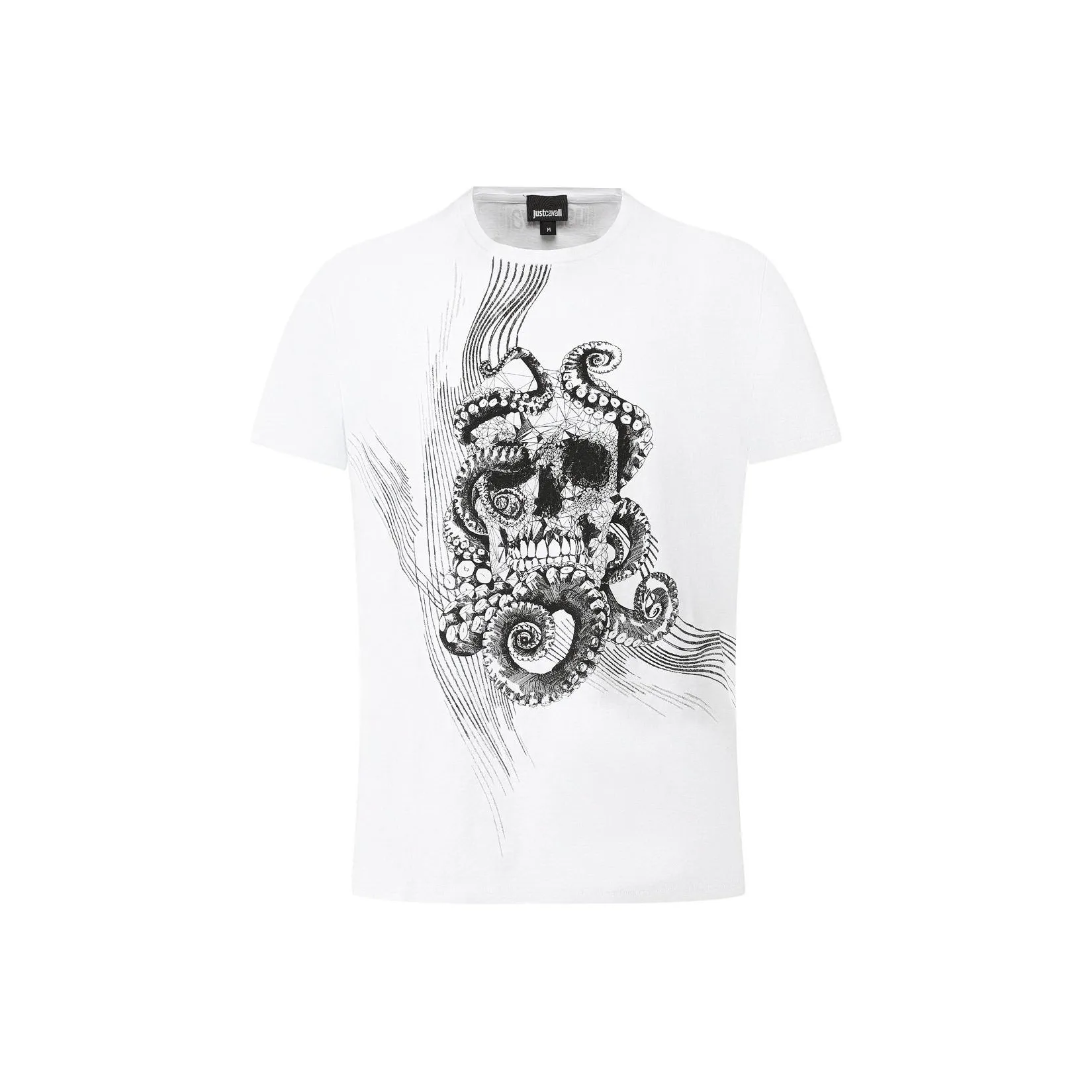 Just Cavalli T-Shirt Мужской Белый
