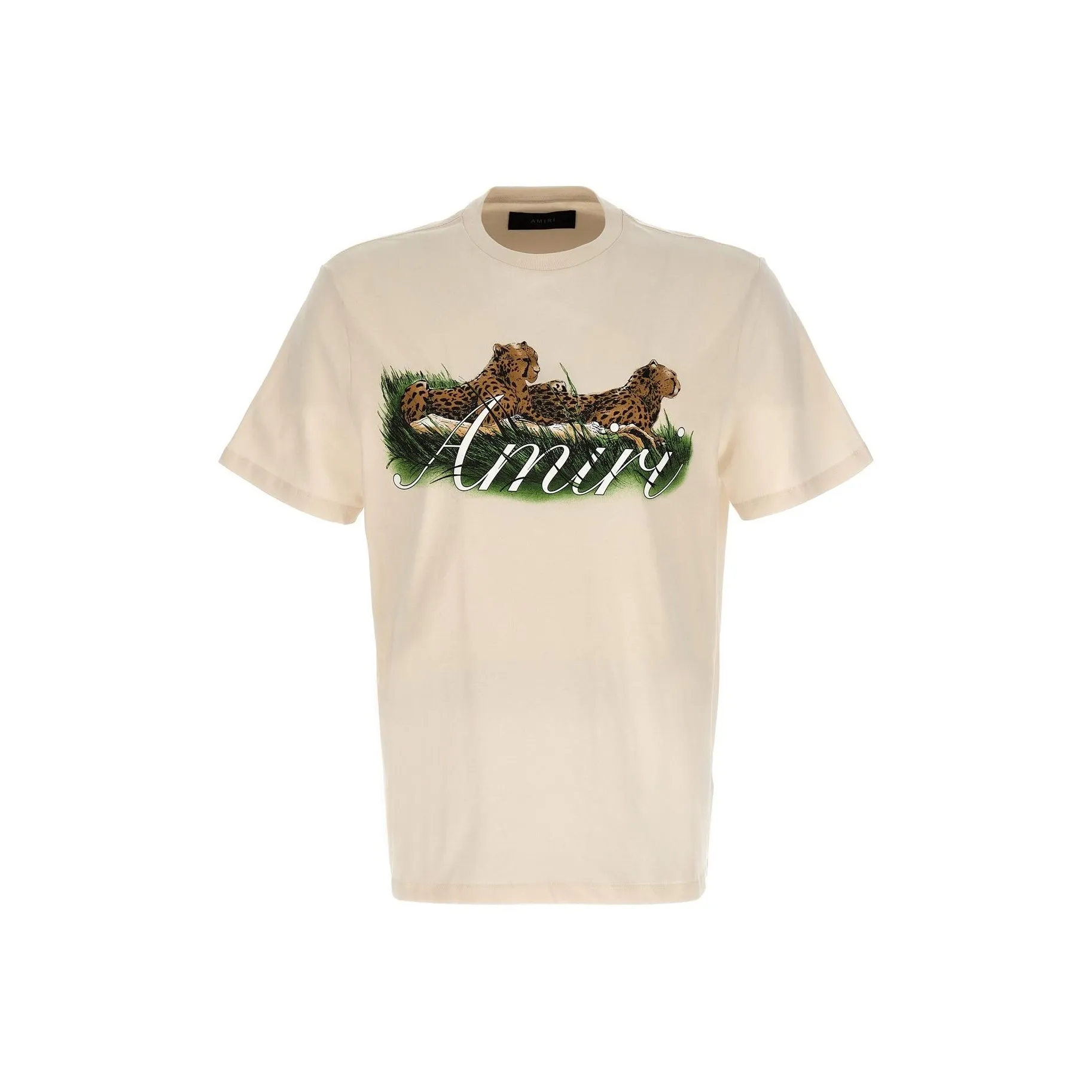 AMIRI Бежевый Мужской T-Рубашки