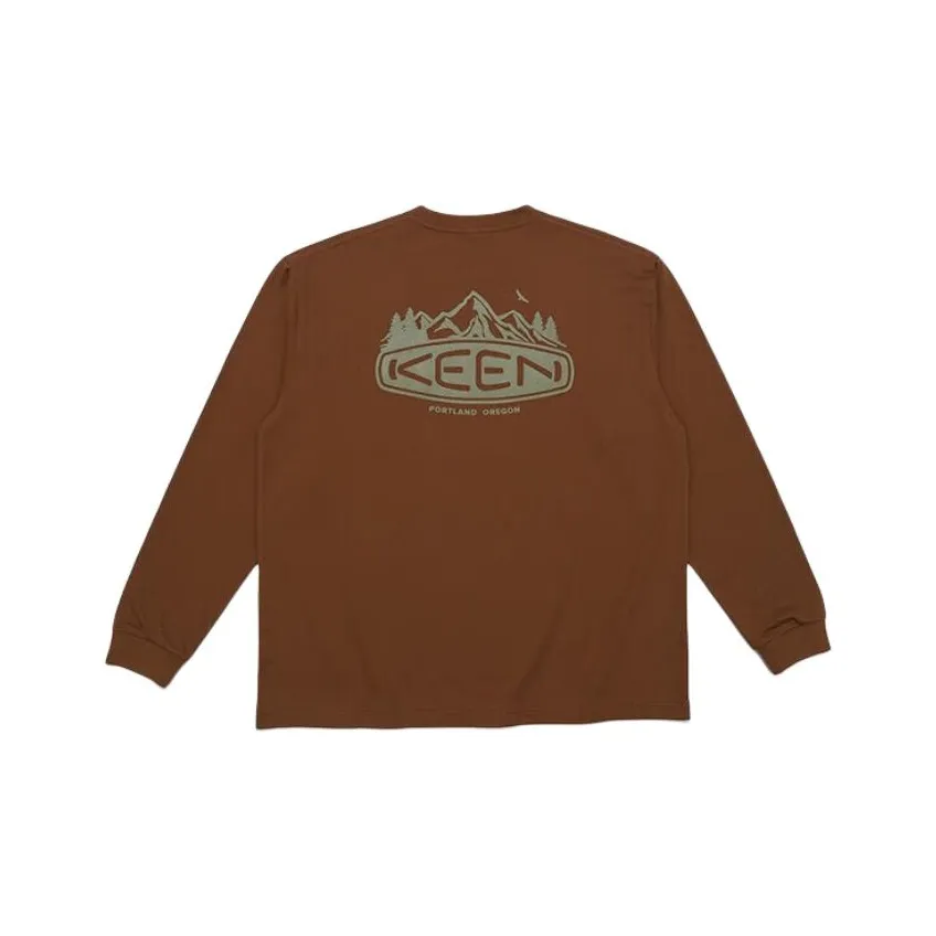 KEEN T Shirt Men's Bison Brown/Olive Brown
