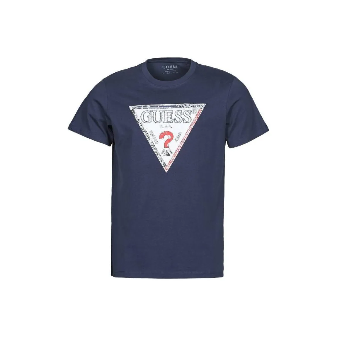 GUESS T Shirts Men's Blue