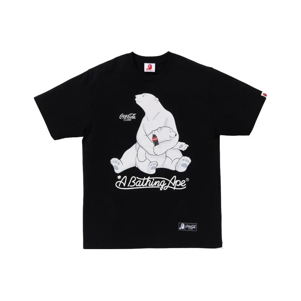 A BATHING APE X Coca Cola Polar Bear Tee