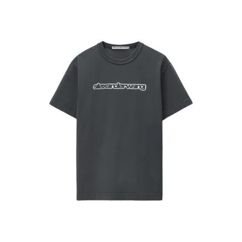 alexander wang Темно-серая унисекс футболка
