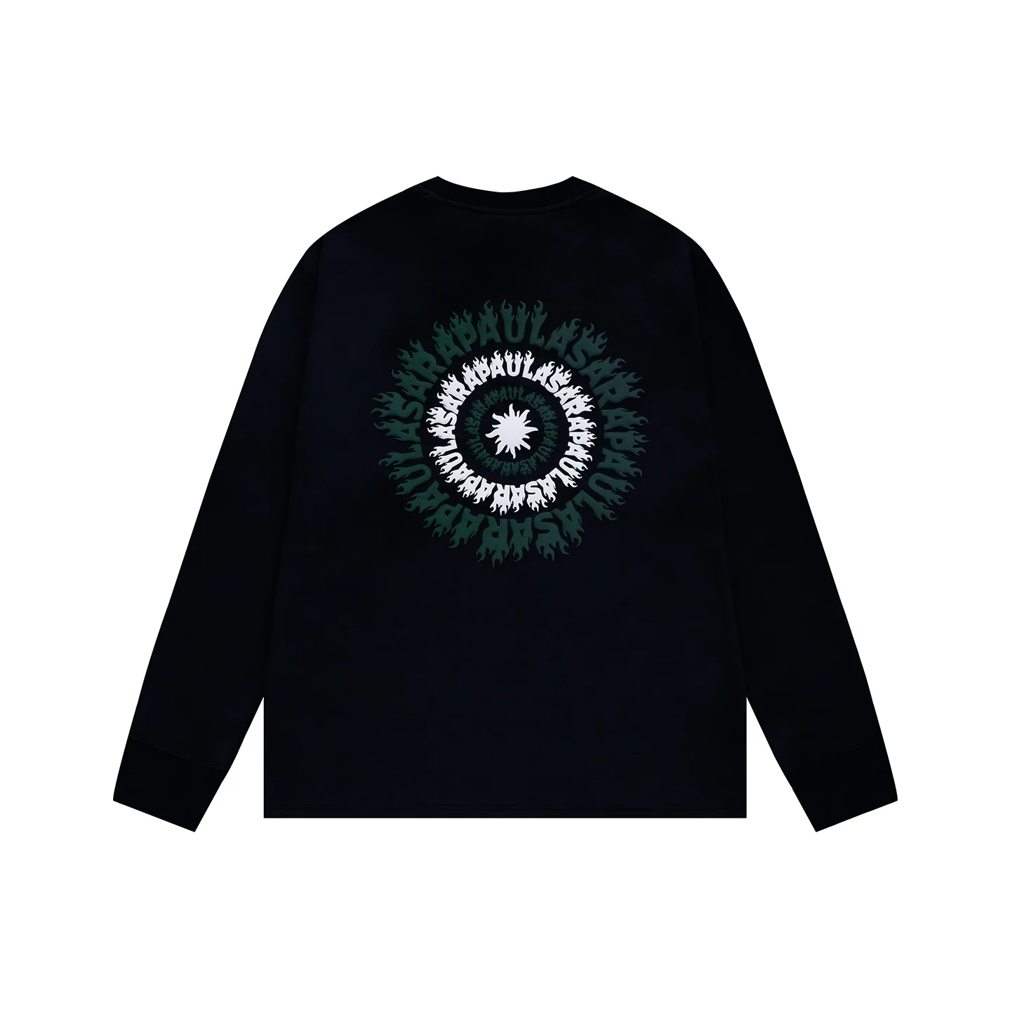 PAULASARA Длинный рукав Т-рубашка Унисекс Черный