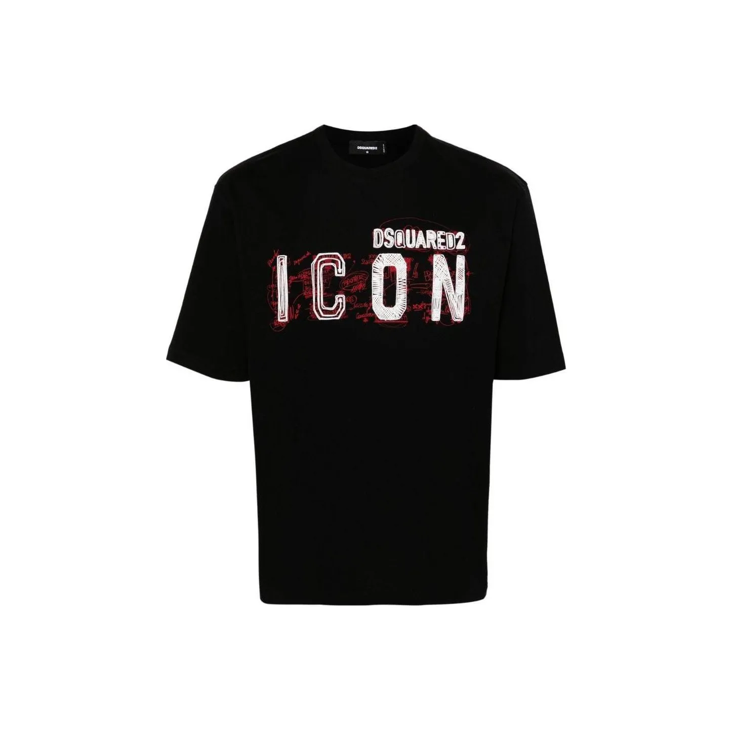 Dsquared2 Icon Printed Cropped T Shirt