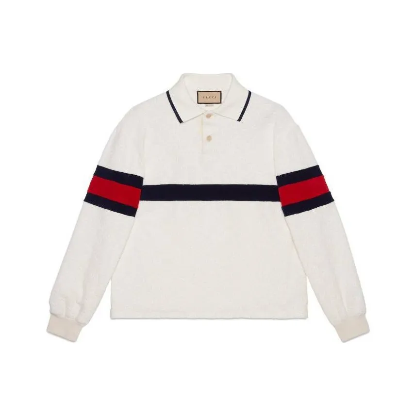 GUCCI Gg Terry cloth Polo Shirt