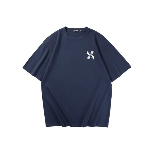 HLA JEANS T Shirts Men's Navy Blue 27
