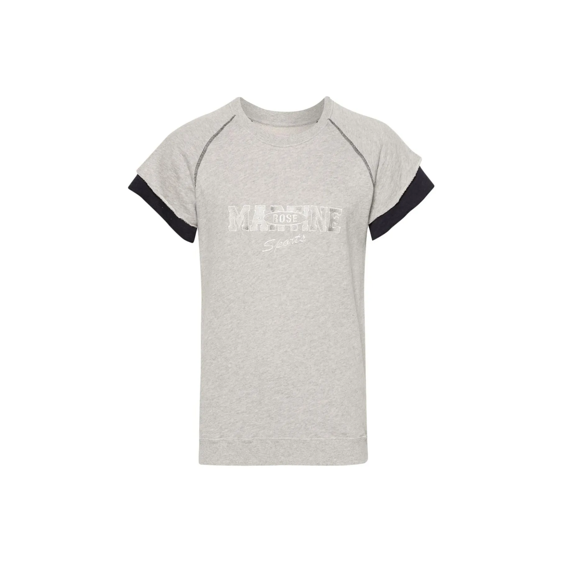 MARTINE ROSE SS24 T Рубашка Мужская Серого цвета