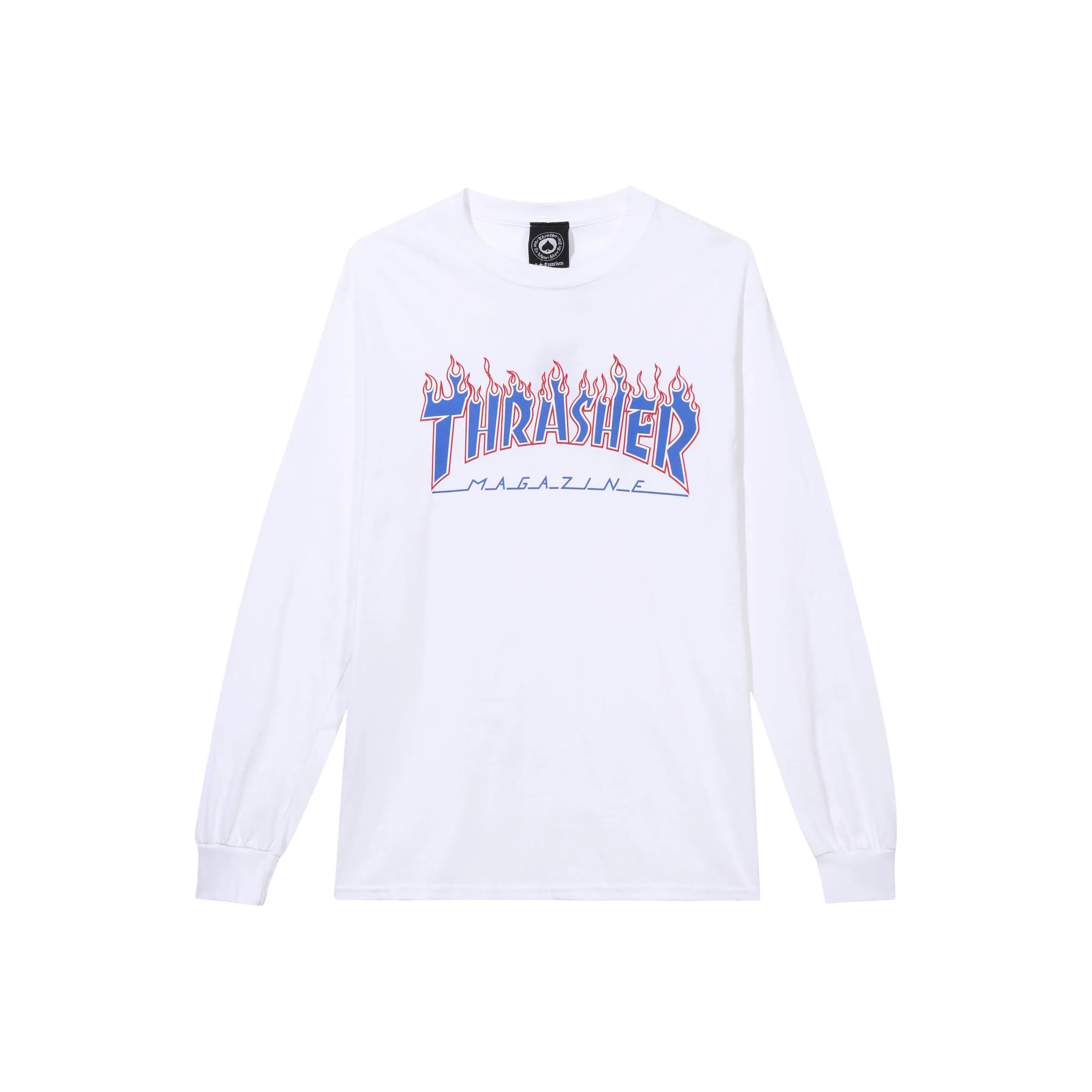 Thrasher Белая Унисекс Футболка