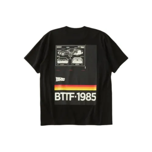 White Mountaineering Черная Унисекс Т-рубашка