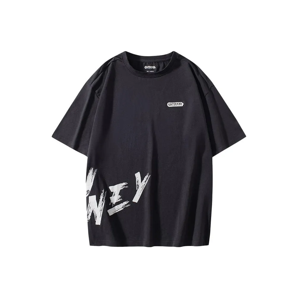 OUTDOOR PRODUCTS Drop Shoulder Sleeve T Shirt Men's Black