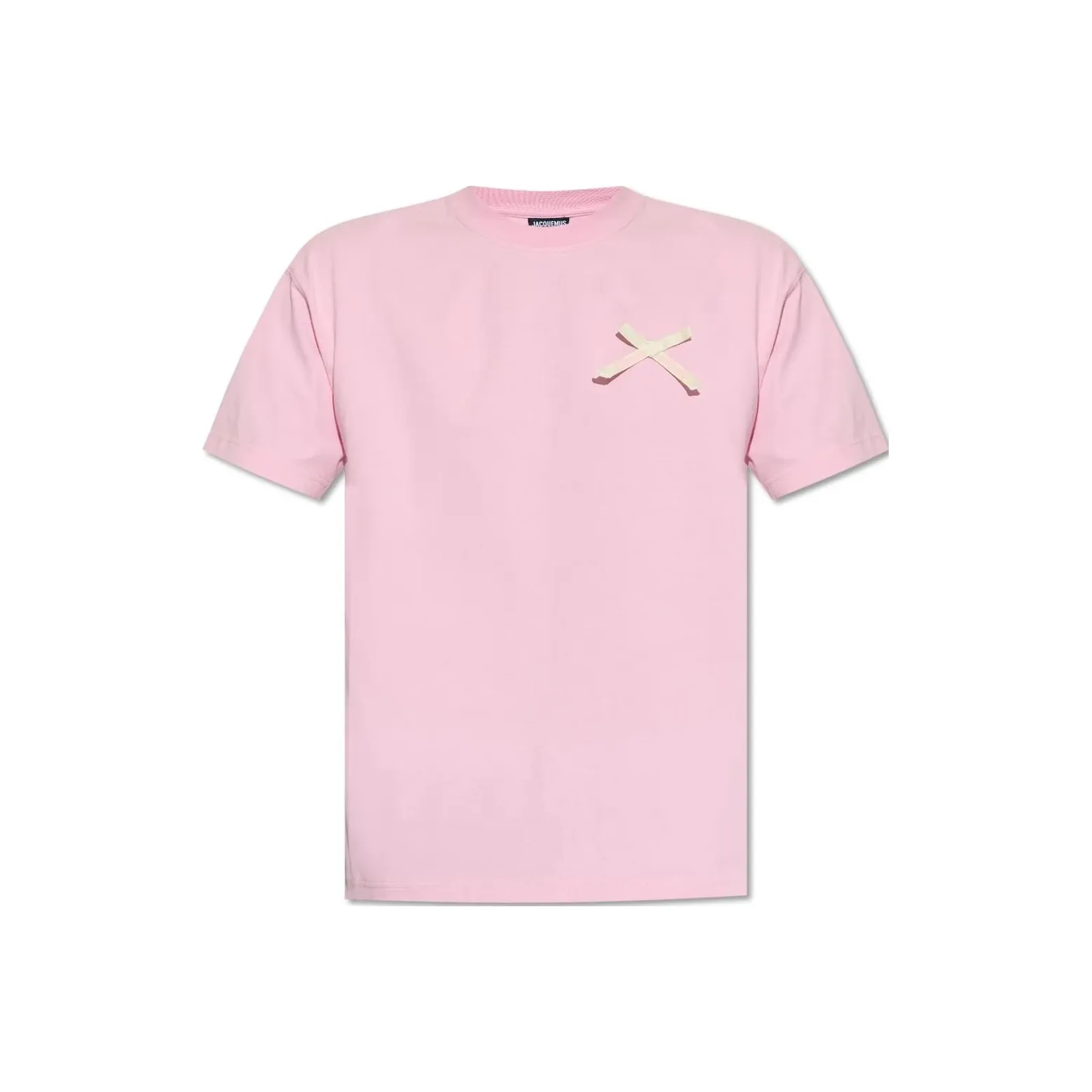 Jacquemus Розовые Мужские T-рубашки