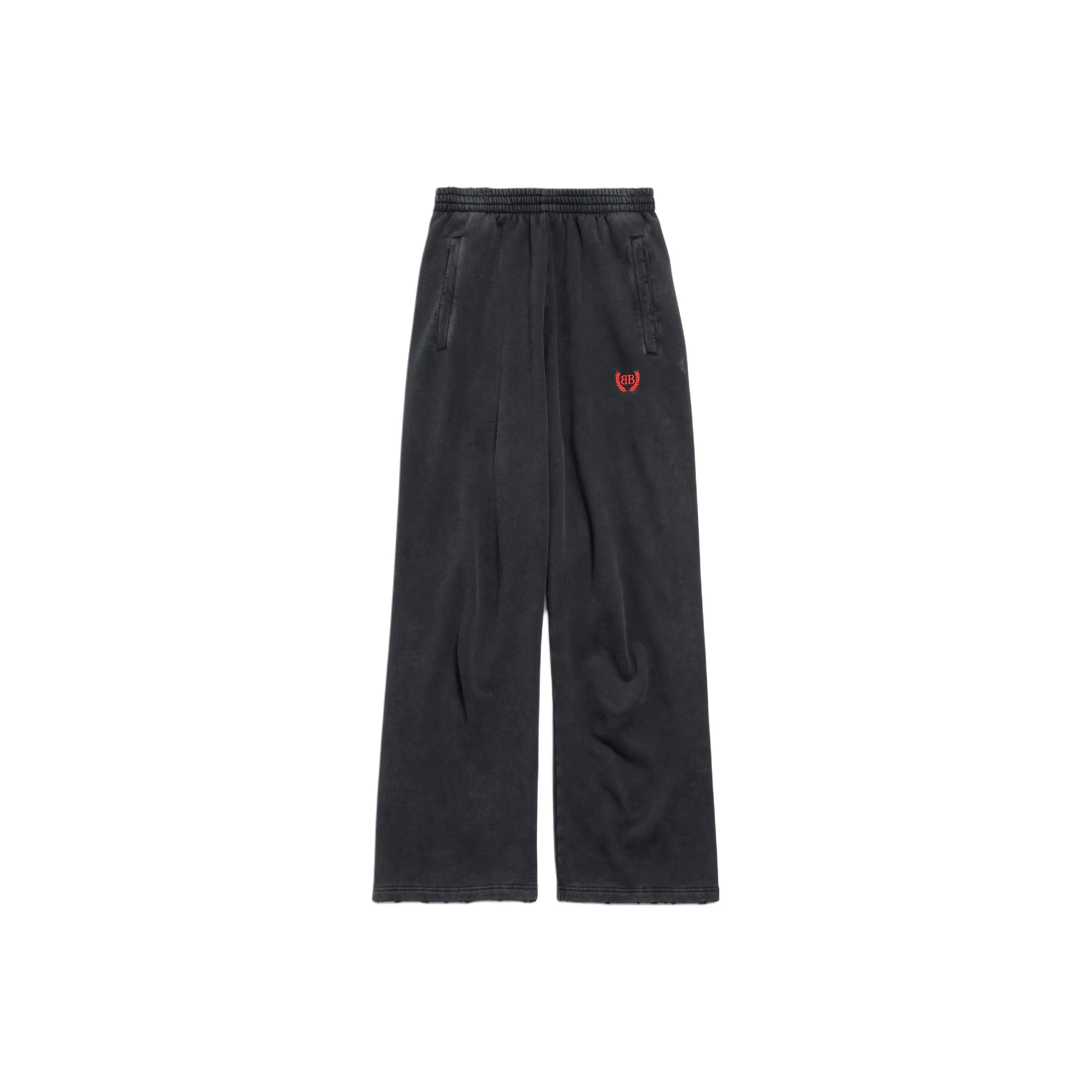 Balenciaga Baggy Casual Pants Loose Fit Men's Black