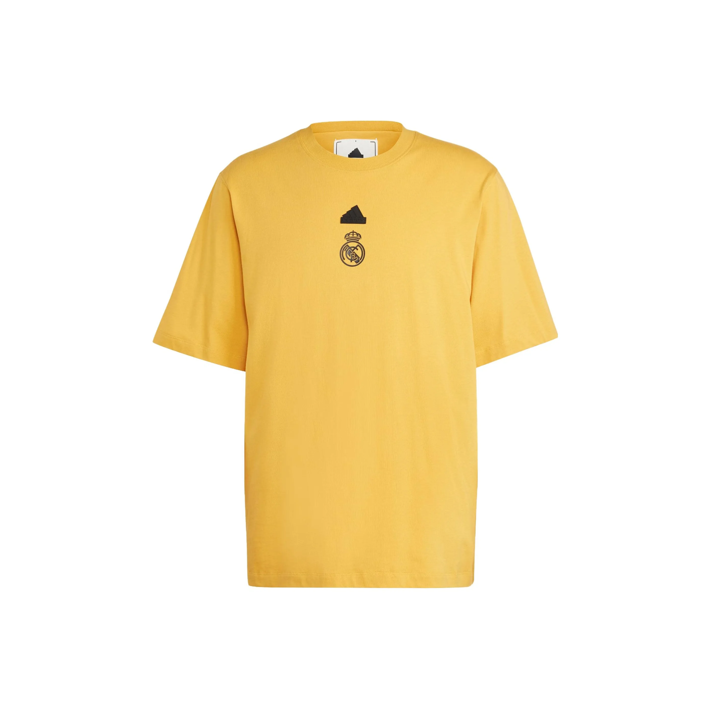 Adidas Real Madrid T Shirts Men's Yellow