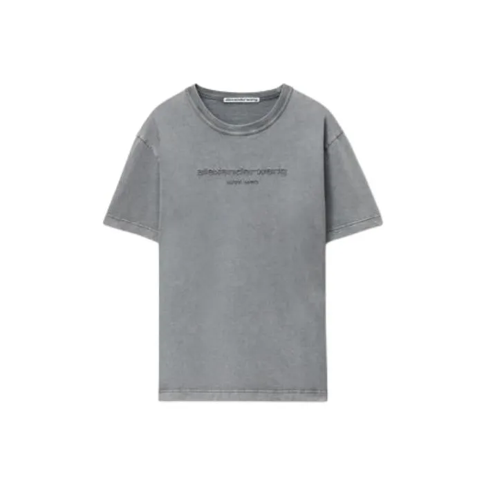 Alexander Wang T-Shirt Унисекс Серый