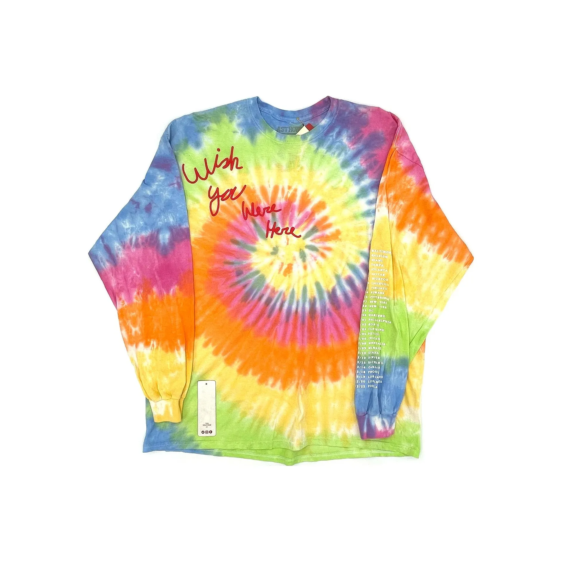 Travis Scott Многоцветные Мужские T-рубашки