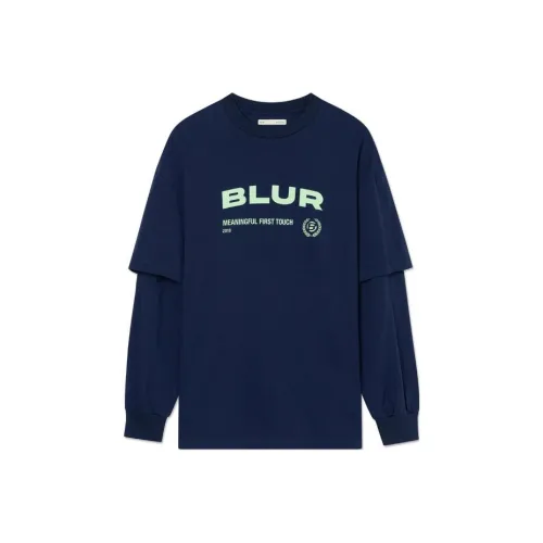 Blur 1,0 Морской синий Унисекс Футболка