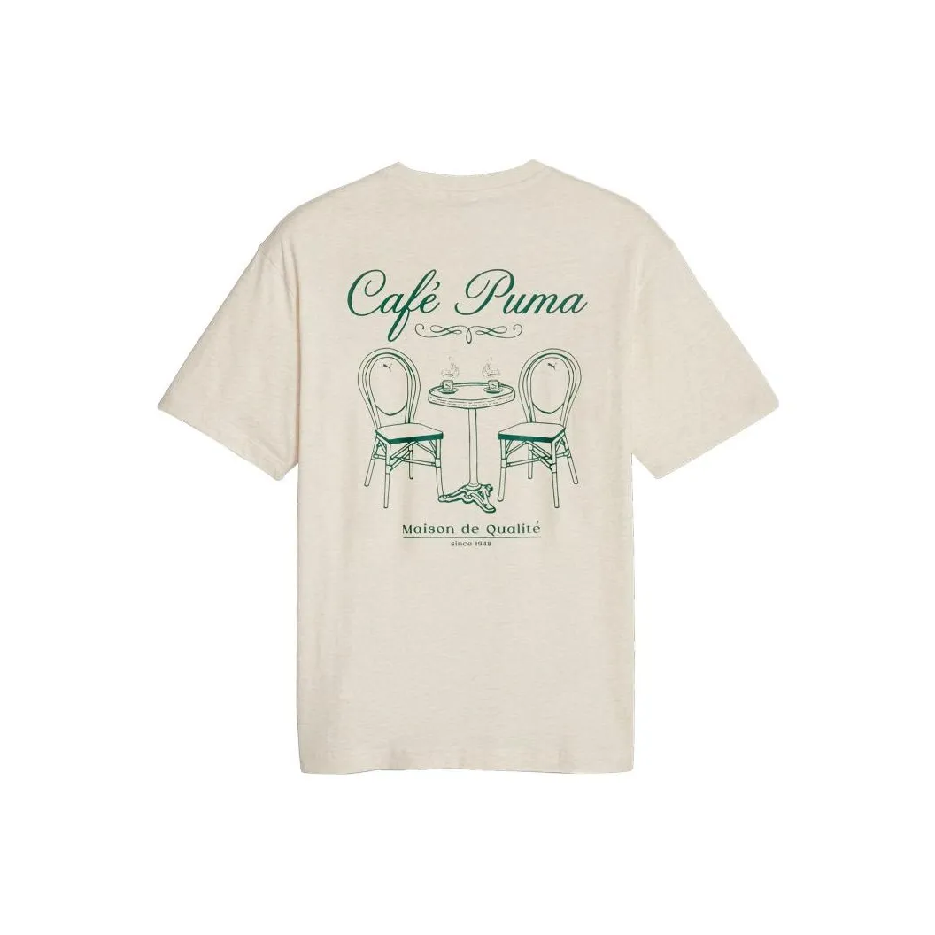 PUMA CLASSICS T Shirts Men's Light Beige
