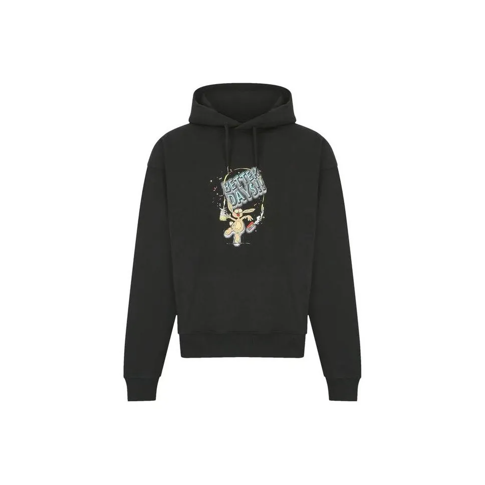 Martine Rose Better Days print Cotton Hoodie