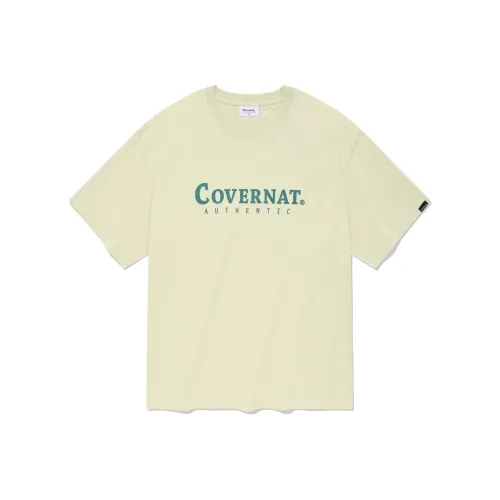 COVERNAT Светло-зеленая унисекс футболка
