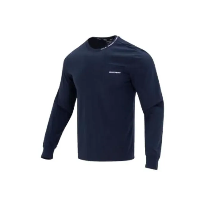 Skechers Colorful T Shirts Men's Navy Blue