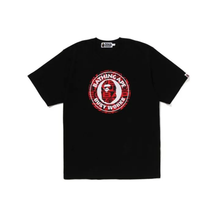 Bape Lux Sport Pattern Busy Works Tee