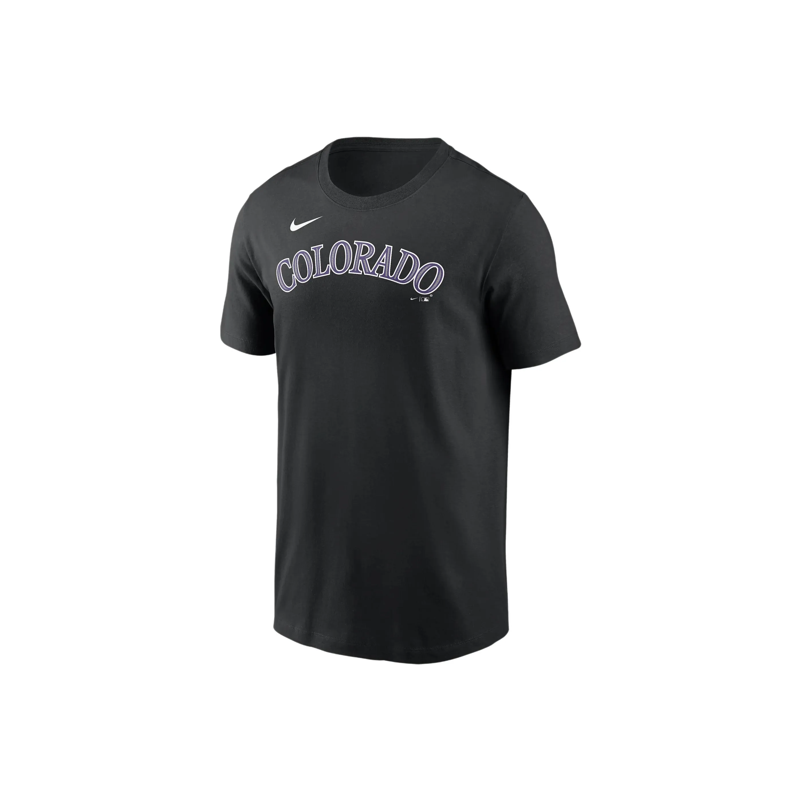 Nike Colorado Rockies Fuse Wordmark T Shirt Men's Anthracite
