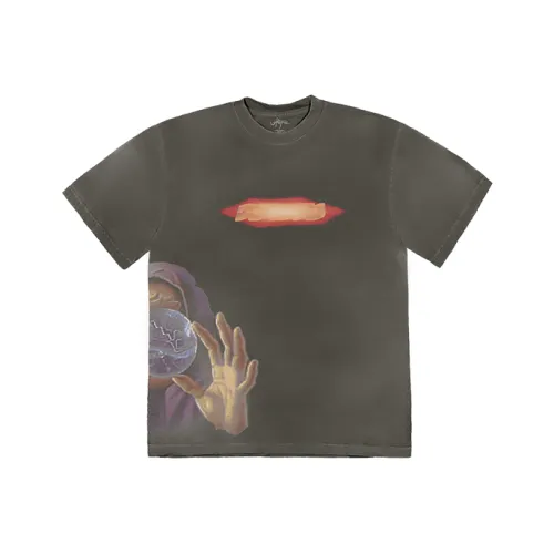 TRAVIS SCOTT Travis Scott SS23 UTOPIA ограниченная серия Уголь Унисекс T-рубашки
