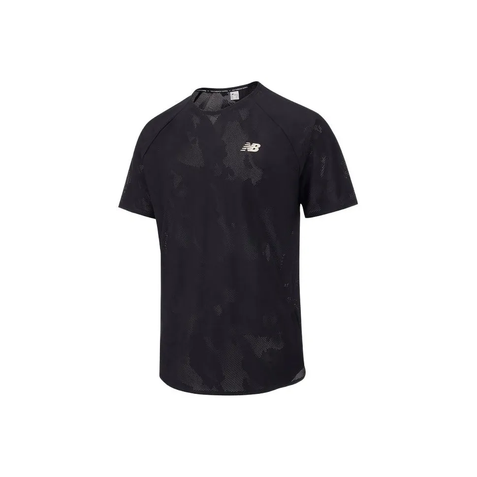 New Balance Raglan Sleeve T Shirt Men's Black