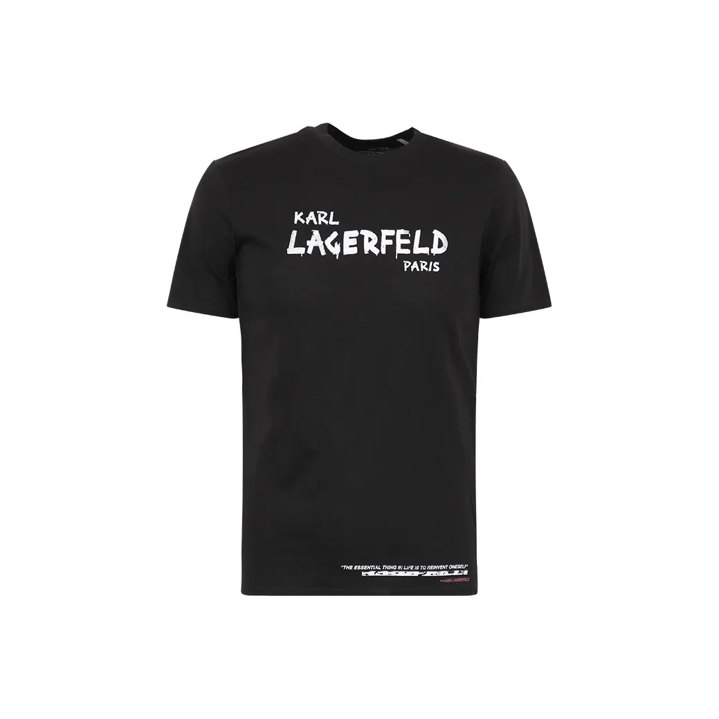 Karl Lagerfeld T-Shirt Мужской Черный