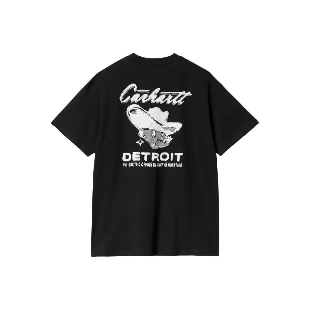 Carhartt WIP SS24 Green Grass T Shirt T Shirt Men's Black