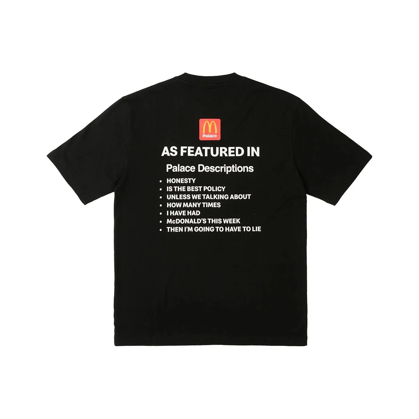 PALACE X McDonald's Description Ii T shirt
