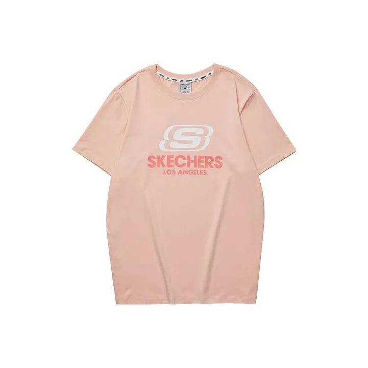Skechers T Shirt Unisex Peach Pink