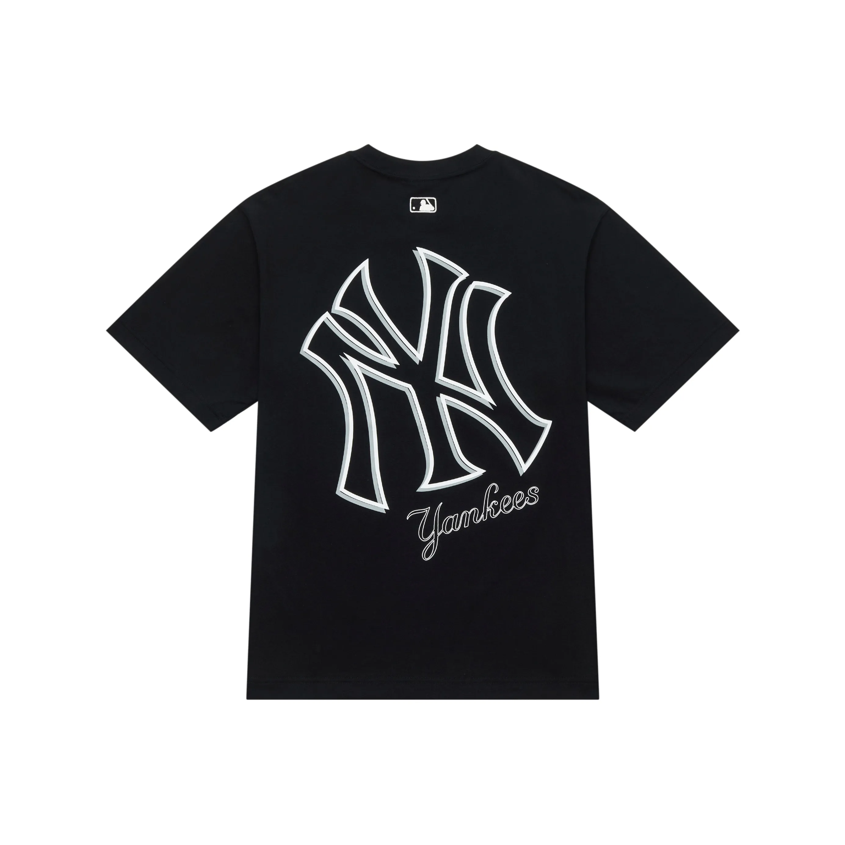 MLB MLB Basic Logo Fashion Sports Collection T Shirt Unisex Black