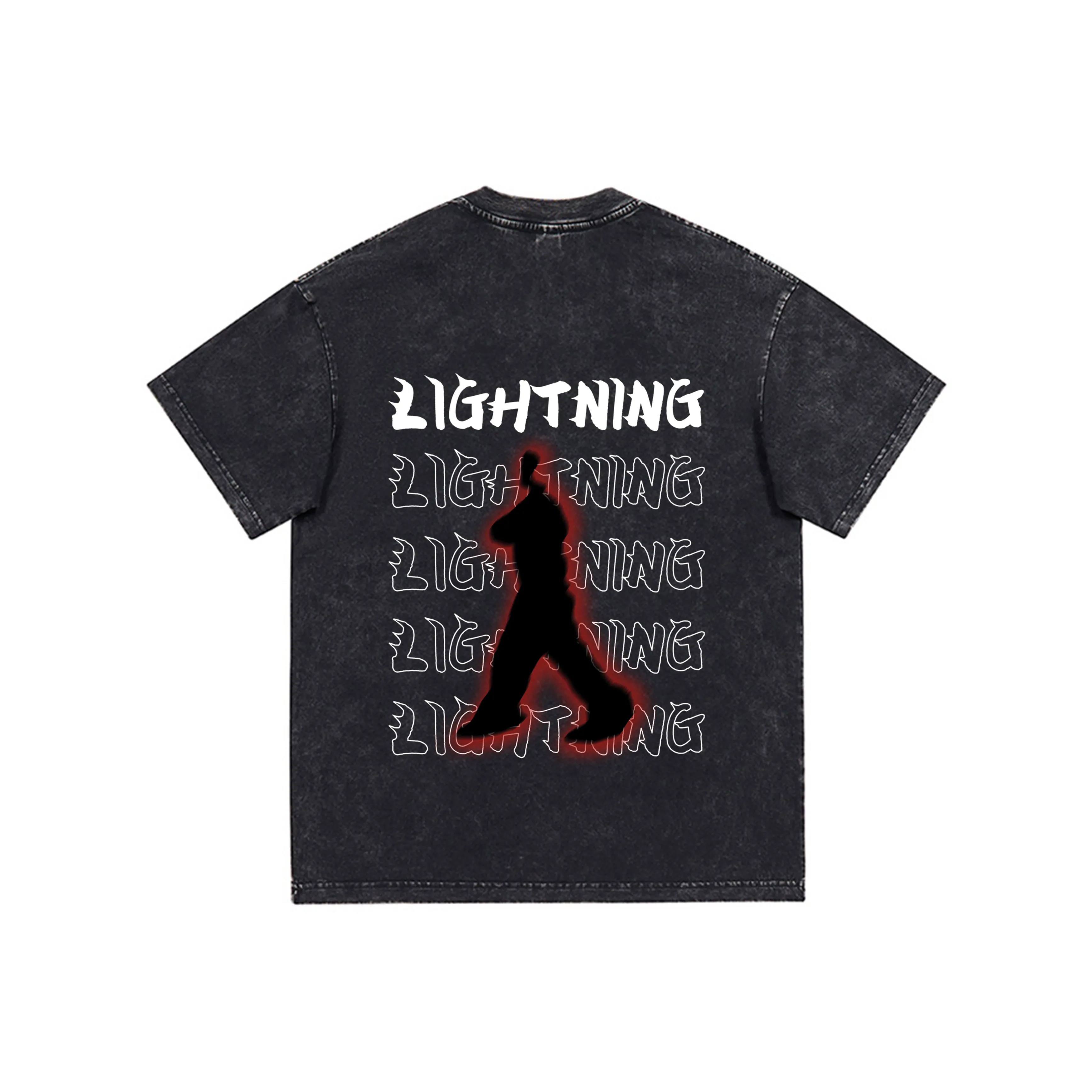 M-2020-TSR611 Classic Print Short Sleeve Round Neck T-Shirt