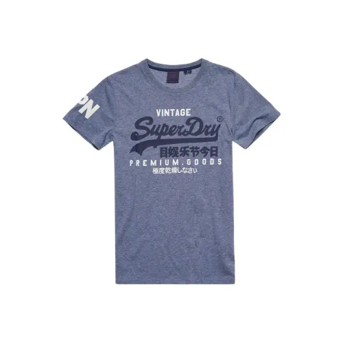 SUPERDRY Фиолетовые Мужские Рубашки