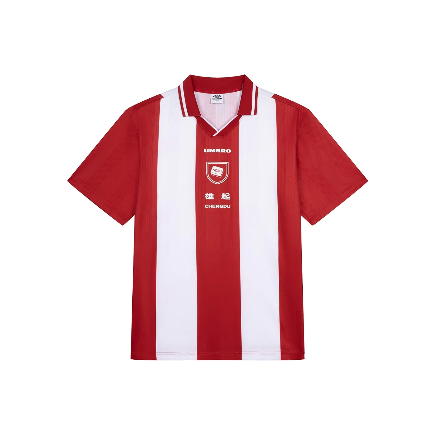 Umbro Вишнево-красный/Белая снежинка Унисекс Футболка