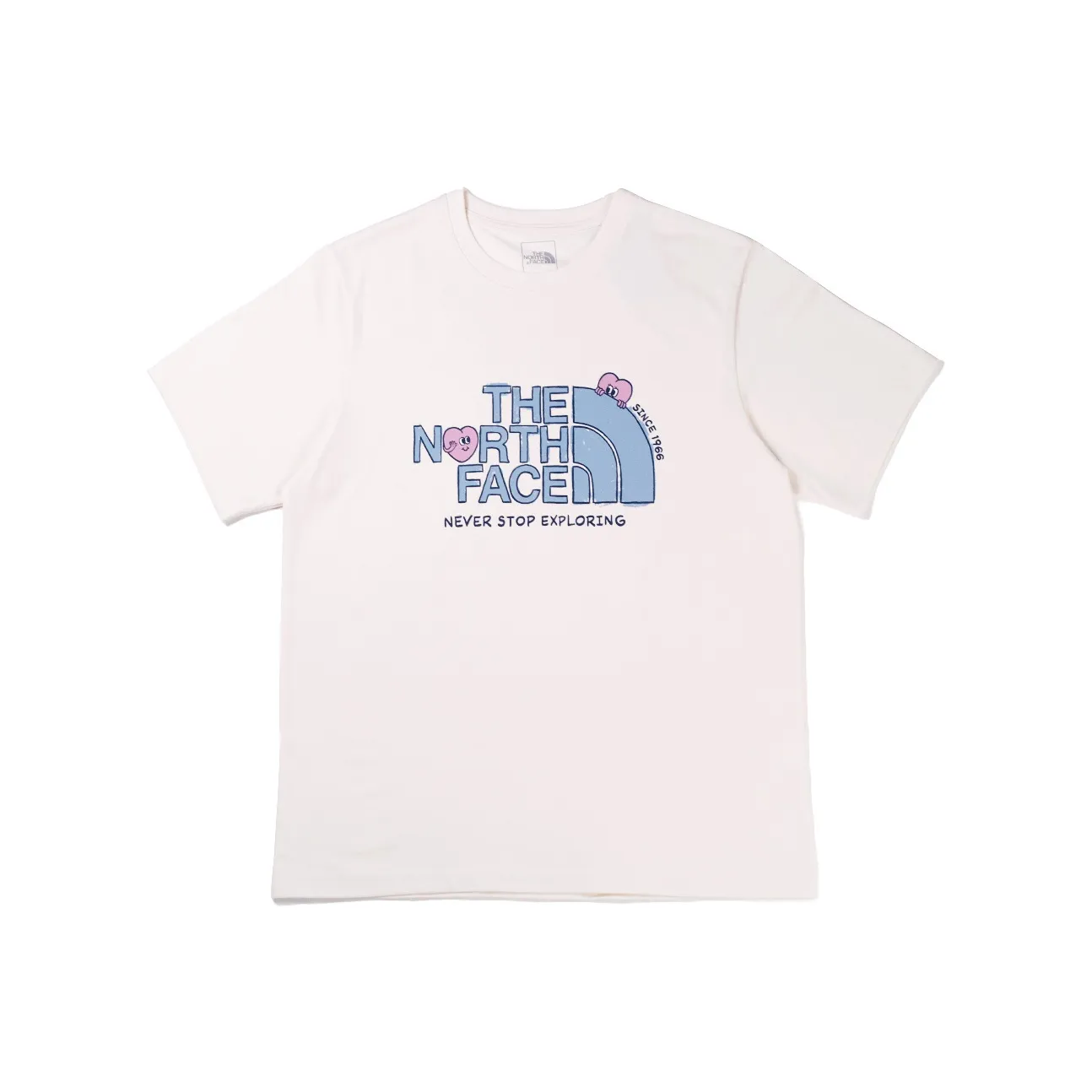 The North Face Сердце T-Shirt Унисекс Белый