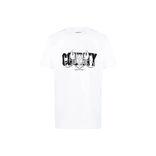 marcelo burlon Белая Мужская Рубашка