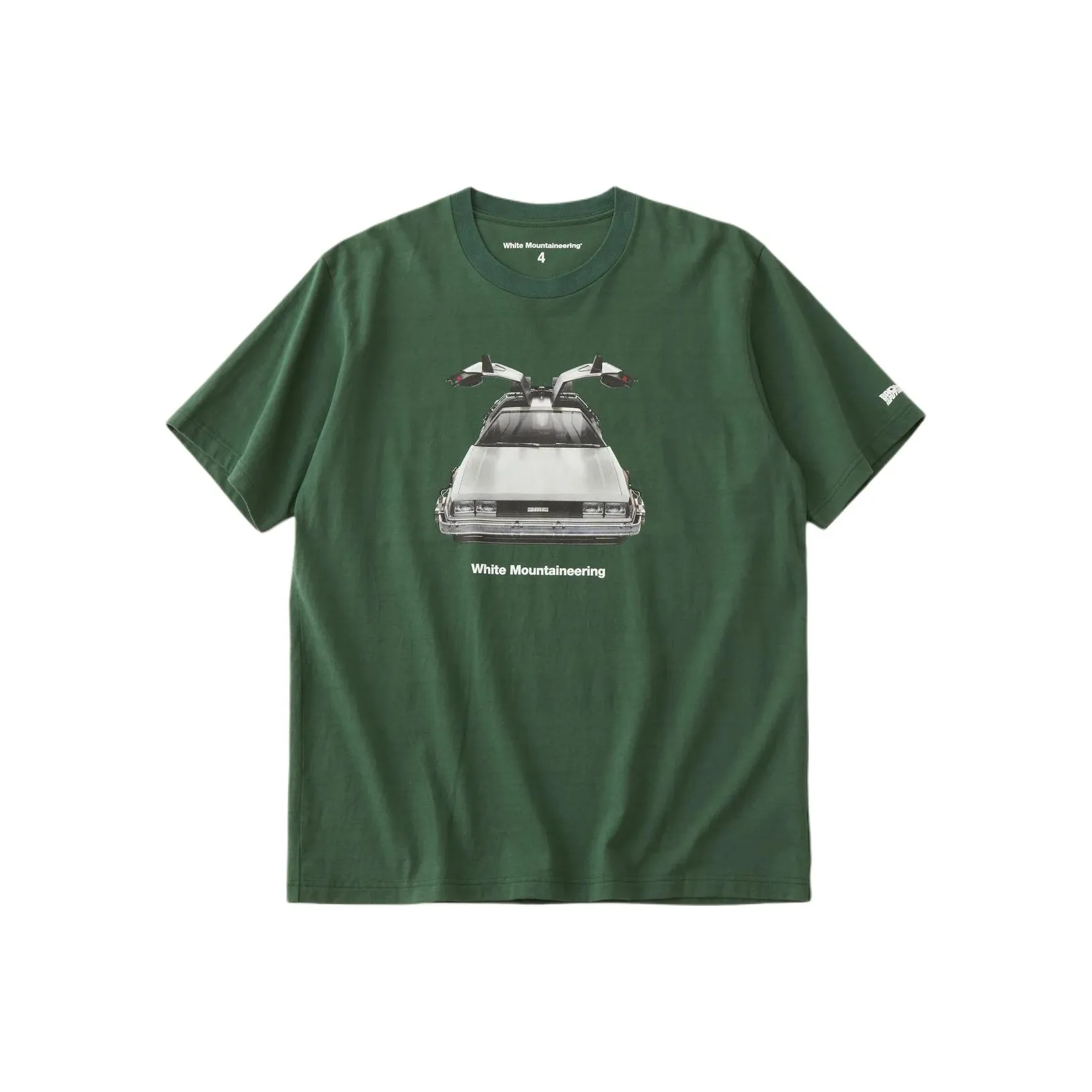 White Mountaineering x BACK TO THE FUTRUE SS24 T-Shirt Унисекс Зеленый