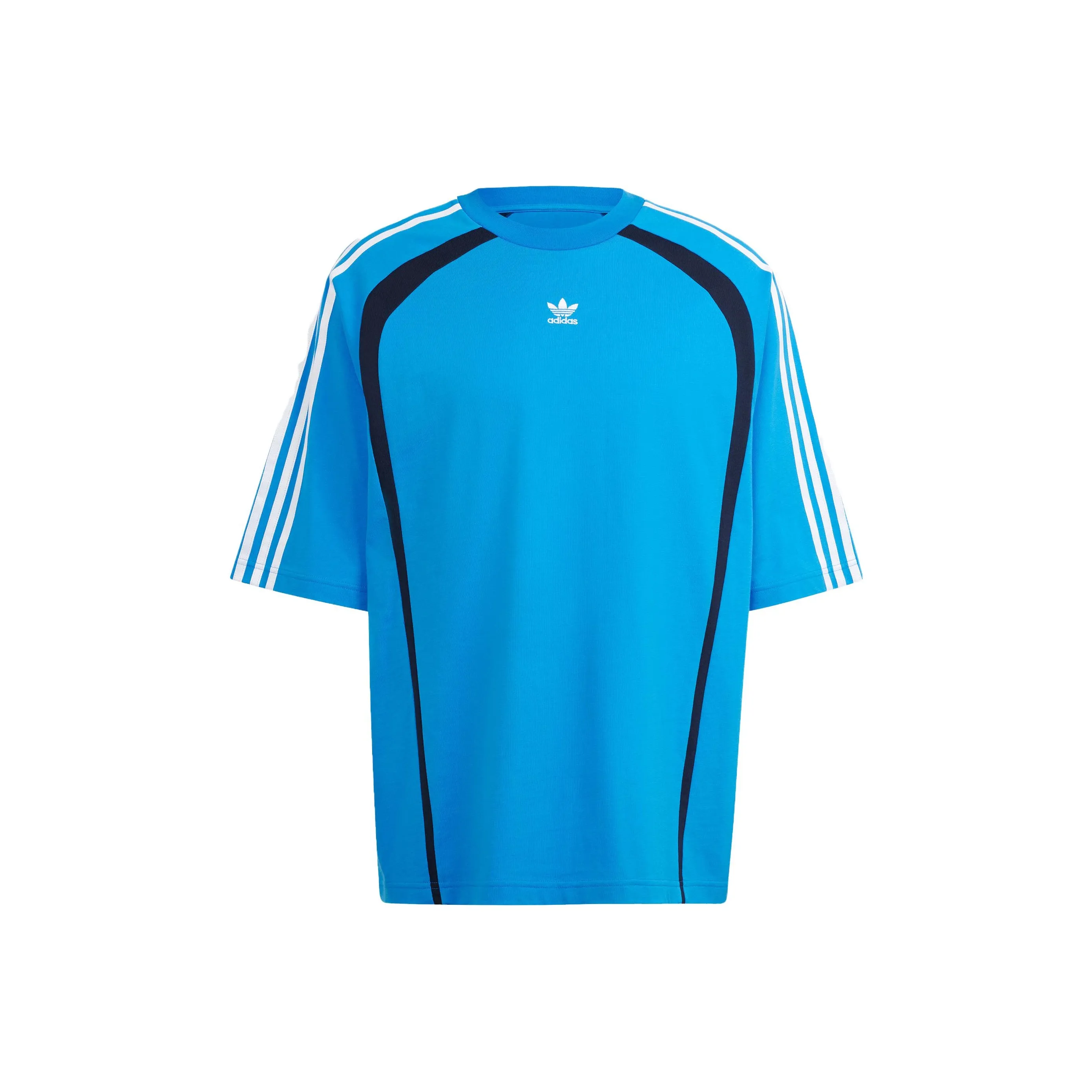 adidas originals Men's ADILENIUM OVERSIZED T-Shirt Blue