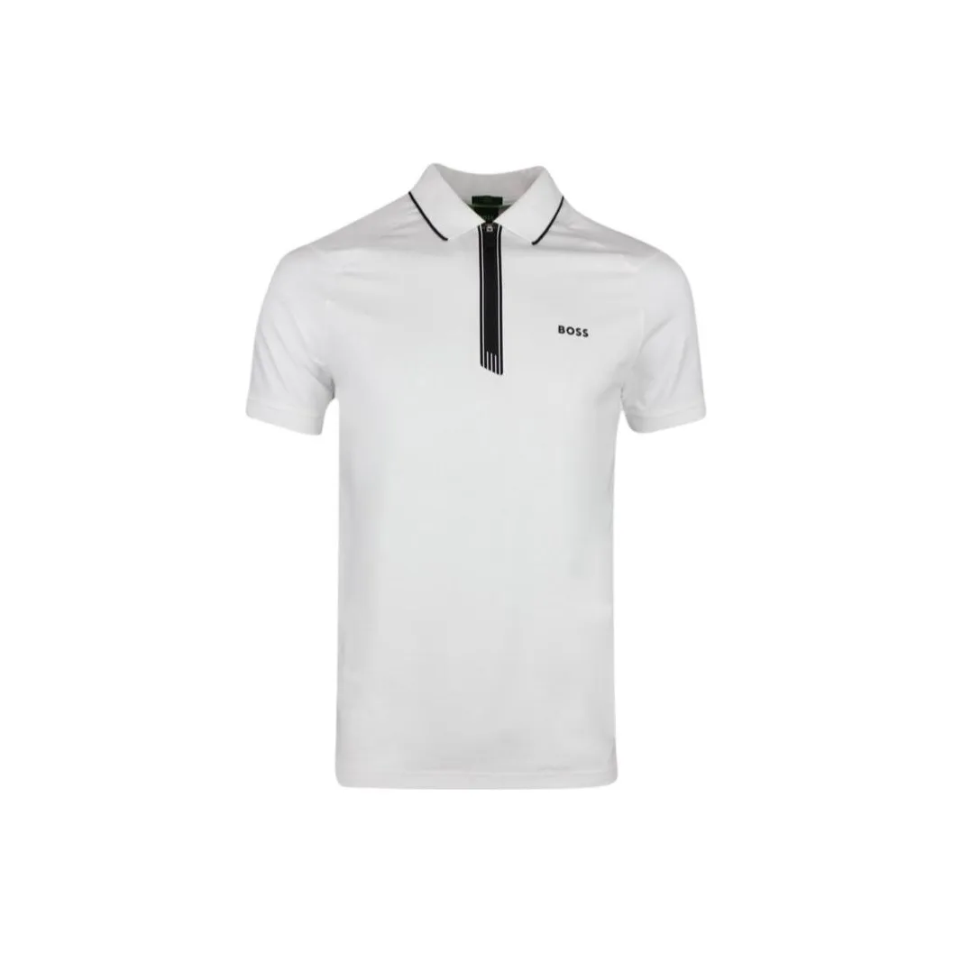 Hugo Boss Белая Мужская T-Рубашка