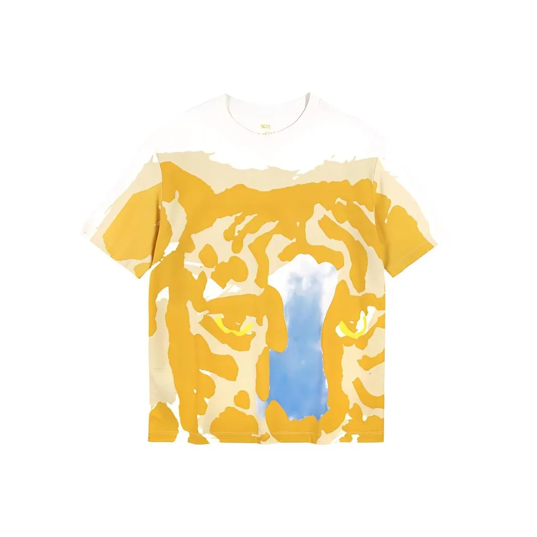 PUSH HZC T Shirts Men Yellow